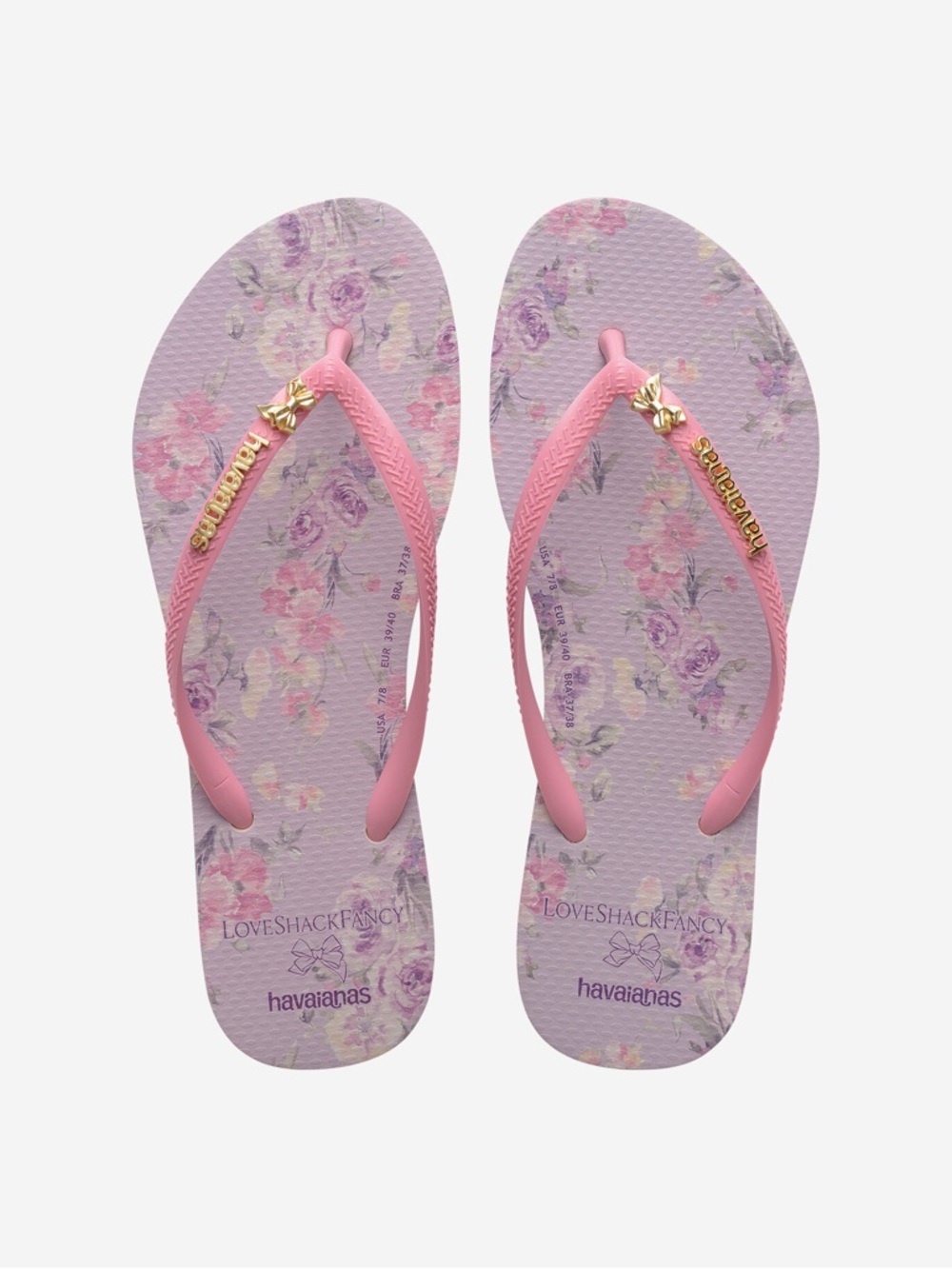 Havaianas x Love Shack Fancy flip flops
